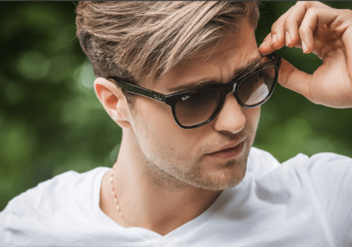 Ray-Ban Gradient Polarized Classic Square Sunglasses